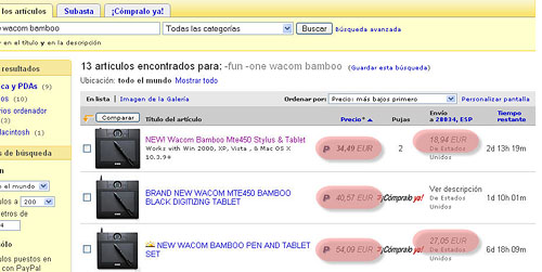 Compra en eBay Compra en eBay