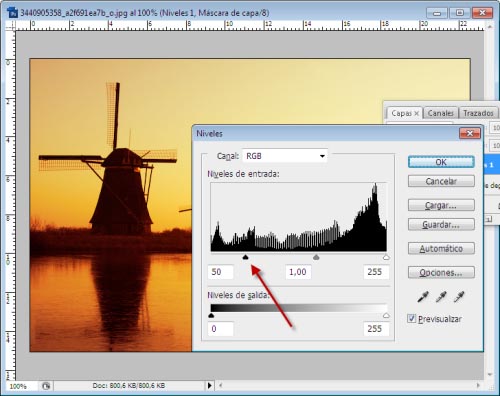 Atardeceres y Amaneceres en Photoshop - Paso 7