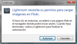 Integración con Flickr desde Lightroom 3 - Paso 3