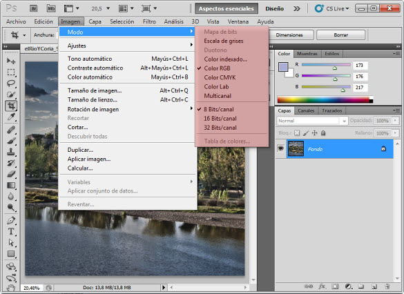 Modos de color - Photoshop