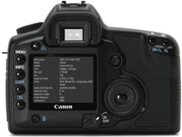 Datos EXIF en una Canon EOS 5D