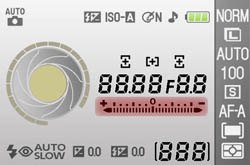 Pantalla Nikon - Indicador Exposición