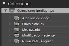 Colecciones inteligentes en Lightroom