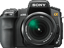 camaras digitales - Sony DSLR-A200