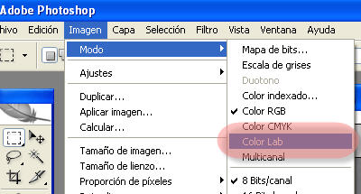 Pasando a Color Lab