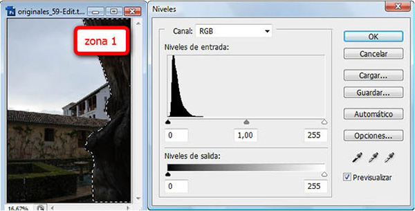 histograma zona 1