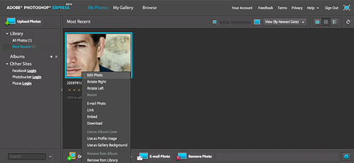Photoshop Express - Clasificacion de Imagenes Photoshop Express - Clasificacion de Imagenes