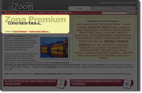 Zona PREMIUM