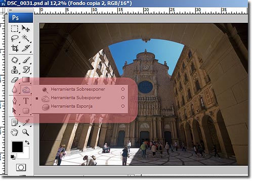 Subexponer y sobreexponer en Photoshop