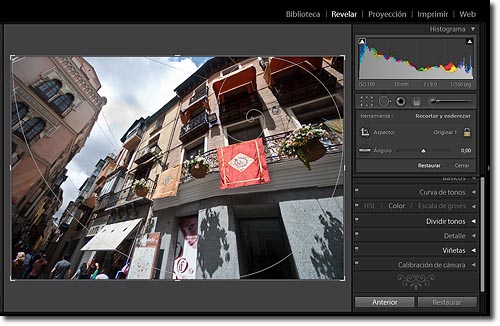 Overlay en Lightroom