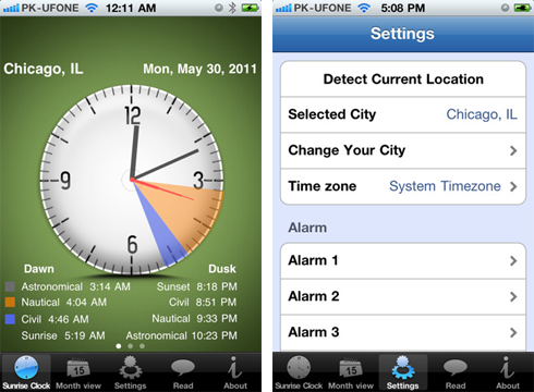 Amaneceres y atardeceres con iPhone