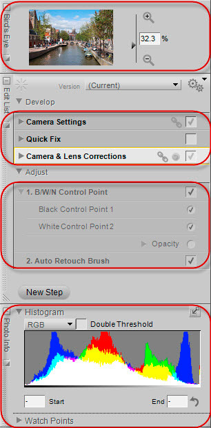 Capture NX2 - Panel Derecho