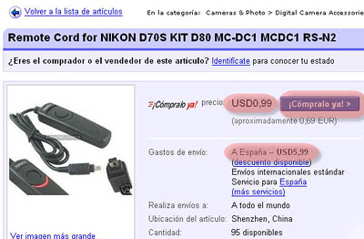 Compra en eBay