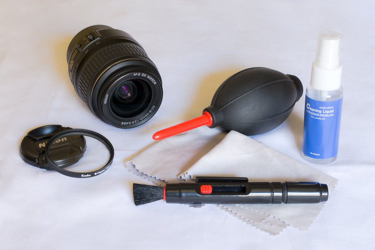 objetivo paño de microfibra de 20 x 20 cm ranura Lens-Aid Paño de limpieza de microfibra con diseño elegante: para cámara pantalla y como paño de limpieza 