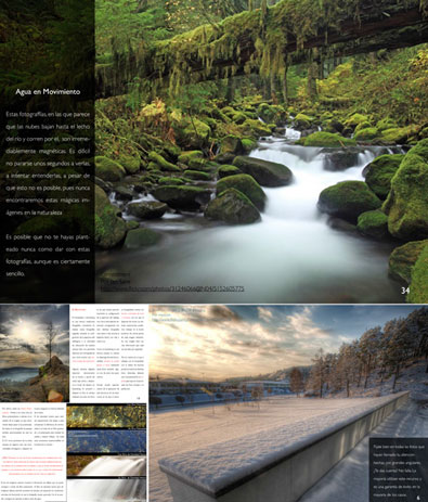 Interior libro paisajes