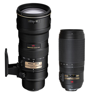 Nikon 70-200VRII vs Tamron 70-300