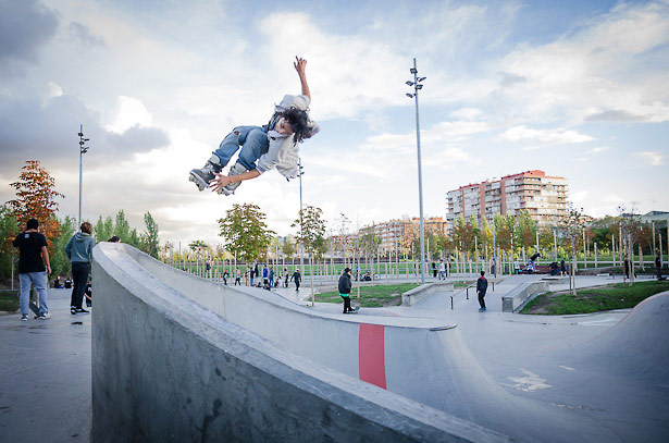 Patinador con estilo propio