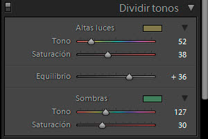 División tonos - Vintage