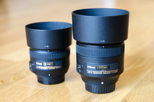 Nikon 85mm f/1.8G vs Nikon 50mm f/1.4G