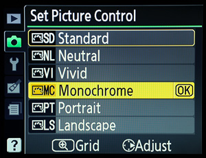 Picture Control - Set Picture Control