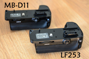 Comparación Grips (MB-D11 vs LF253)