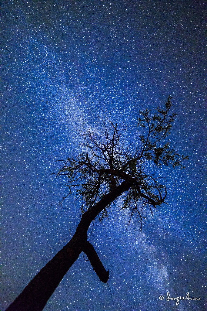 Fotografía tomada con un 14mm a f/2.8, 30 segundos a ISO 6400.