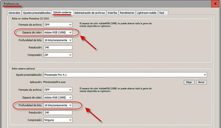 Perfil Color - Edición Externa Lightroom