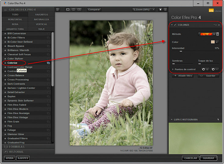 Color Efex Pro 4 - Aplicar filtro