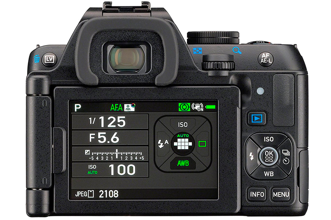 Pentax K-S2 Reflex + 2 Objectifs + Sacoche – Noir – Occasion (état Correct)