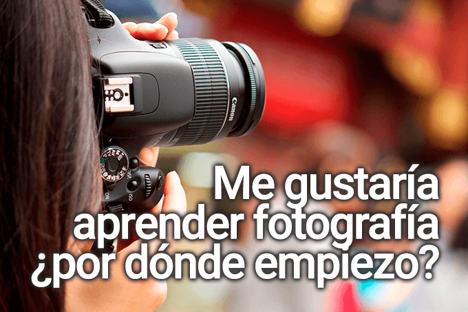 cómo aprender fotografía