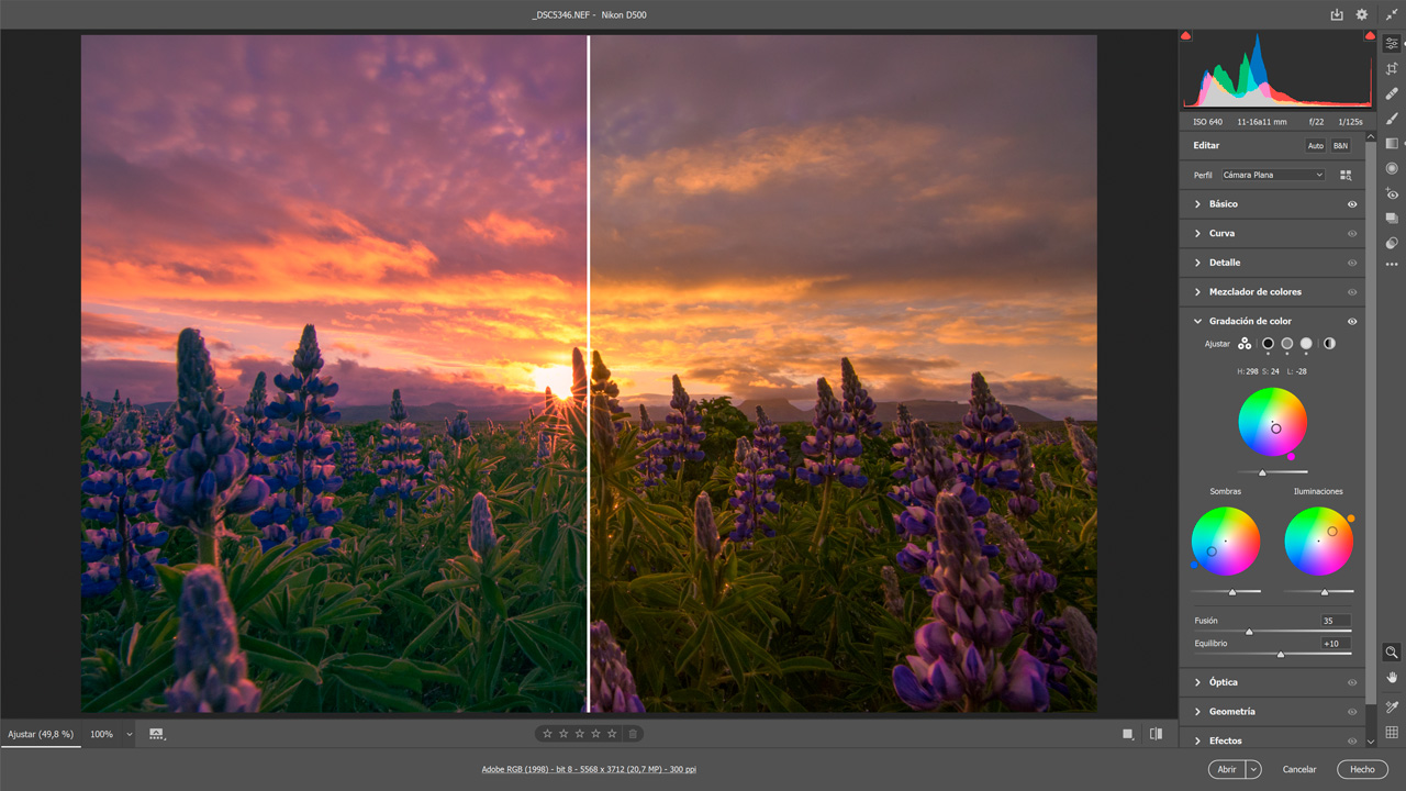 Descubre la Nueva Herramienta Gradación de Color de Lightroom y Camera