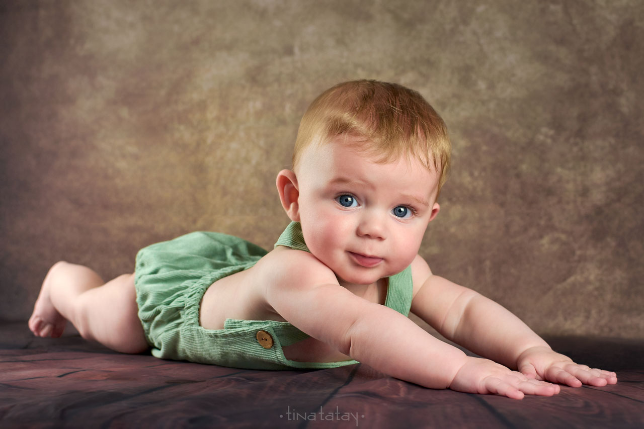 fotos originales de estudio para bebés de un año - Fotógrafo